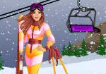Barbie goes skiing