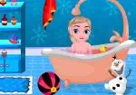 Letní koupel pro miminko Ledové království