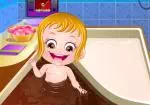 Le bain royal du bébé Hazel