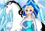 Chăm sóc ngựa Elsa