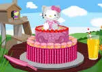 Hello Kitty केक सजावट