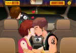 टैक्सी में चुंबन
