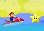 Mario waterskiën