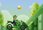 Luigi megy motorkerékpár
