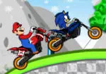 Mario vs Sonic Motorsykkel Rase