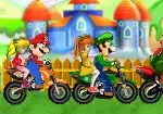 Mario moottoripyörä rotuja pareille