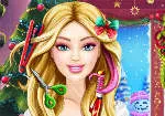 Barbie ægte hår nedskæringer til Jul