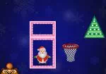 Веселье с баскетболом Рождество