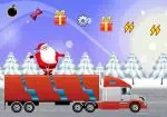 De lastbil gaver Santa Claus