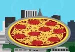 Pepperoni-Pizza im New Yorker Stil
