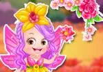 Baba Hazel ruha mint a hercegnő virágokkal