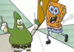 Kawałki piksela - SpongeBob i Patryk