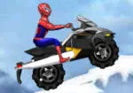 Omul Păianjen snowmobilul