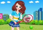 Cô gái người chơi quần vợt