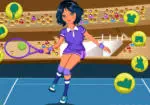 Tennis med jenta