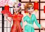 Elsa en Anna mode ondervinding in Japan